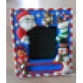 3d rubber christmas picture photo frame